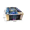 coin operated air hockey table game