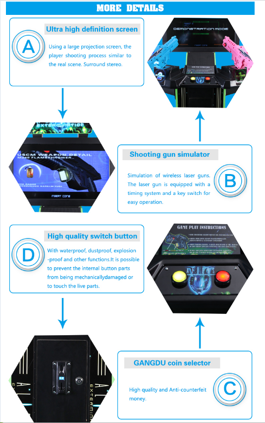shooting simulator game machine