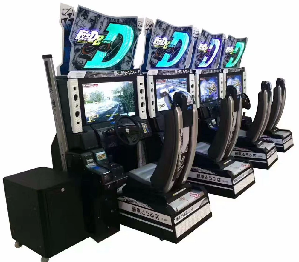 arcade racing car coin machine