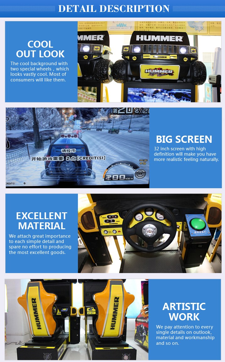 racing car game machine for sale