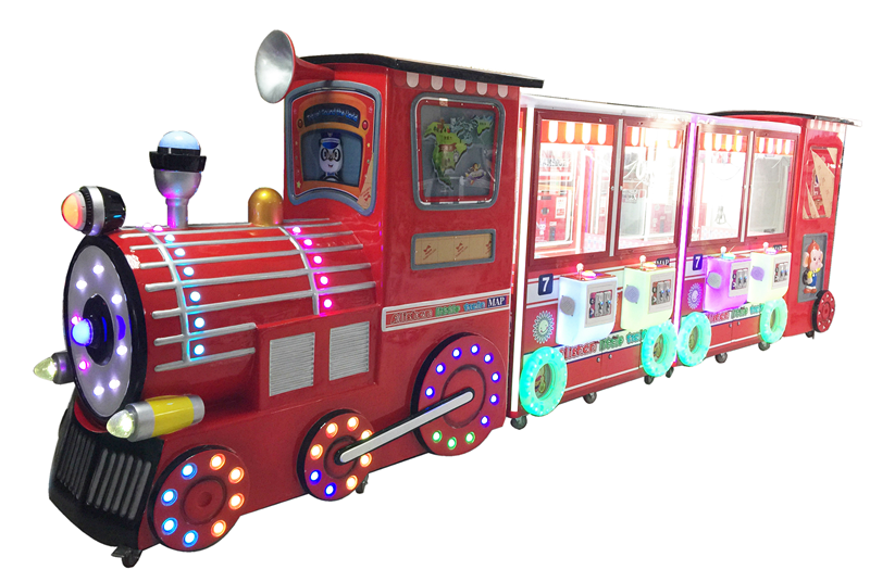 little train claw crane machine