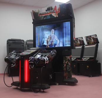 arcade haunted house game machine