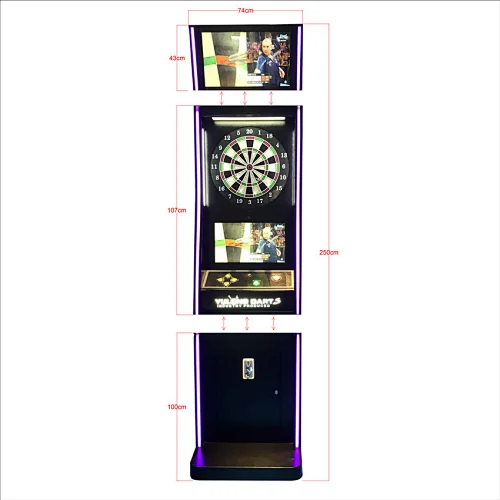 coin operated racing darts machine