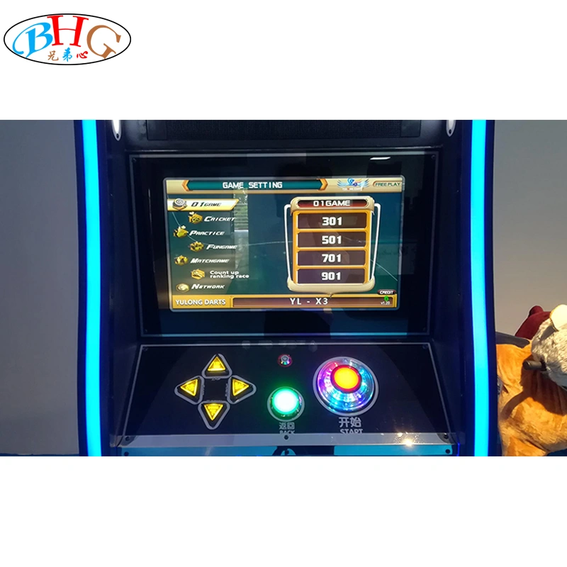 double screen dart machine