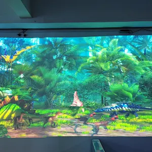 interactive dinosaur painting games