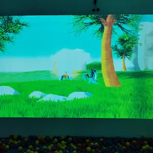 dinosaur animatronic model painting game system