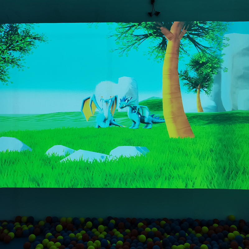 dinosaur animatronic model painting game system