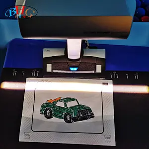 interactive projection racing car competition game