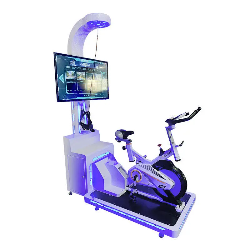 virtual reality bicycle machine