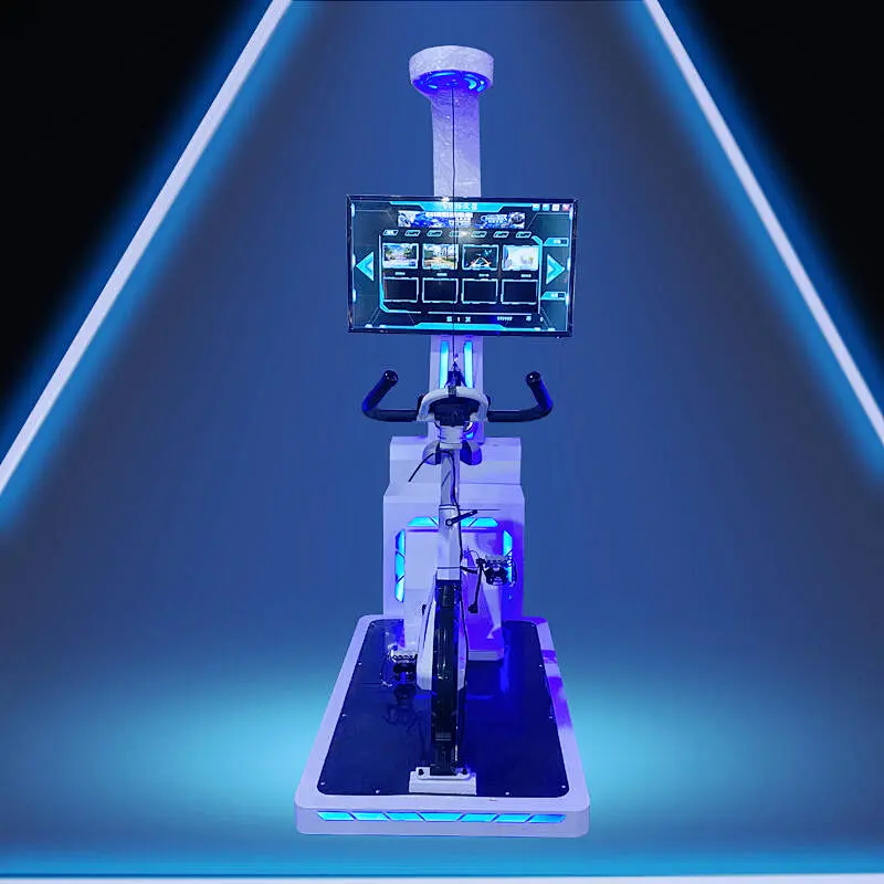 virtual reality bicycle machine