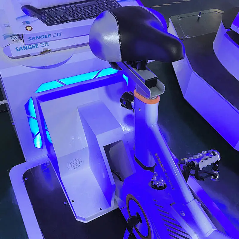 virtual reality bicycle machine