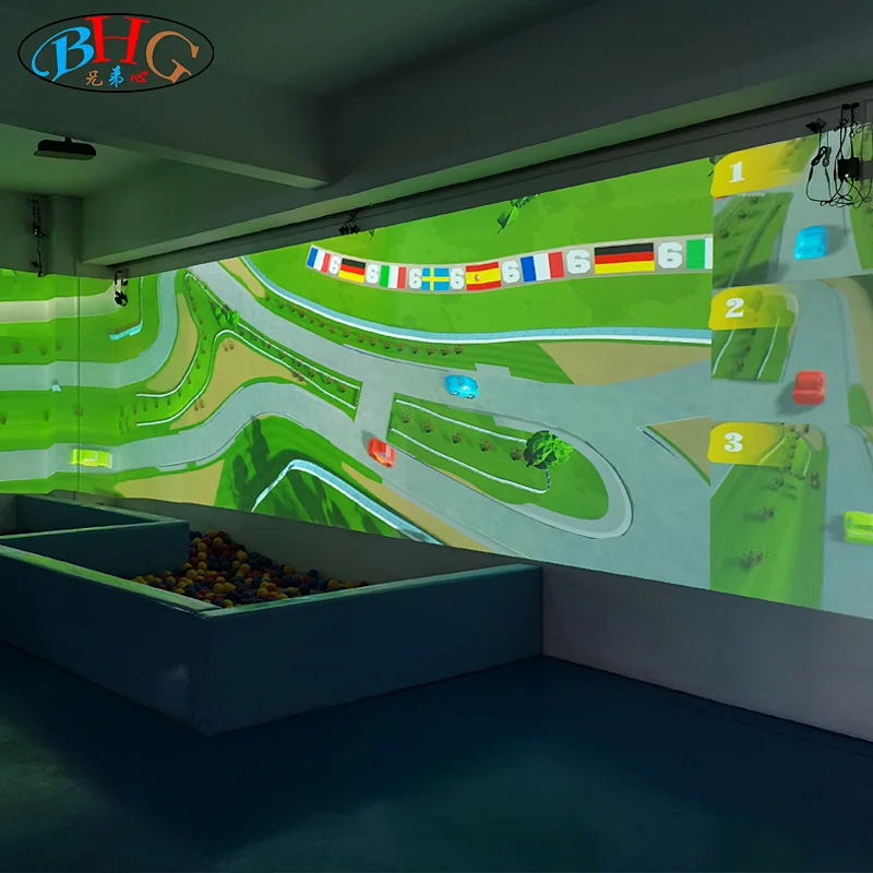 interactive racing car game