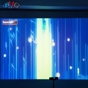 interactive wall trampoline projection game