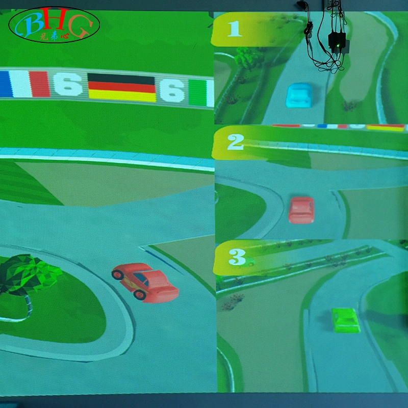 interactive racing car game