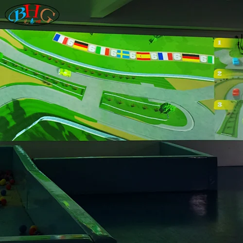 interactive racing car game