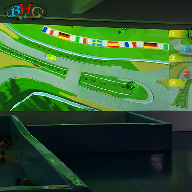 interactive racing car game