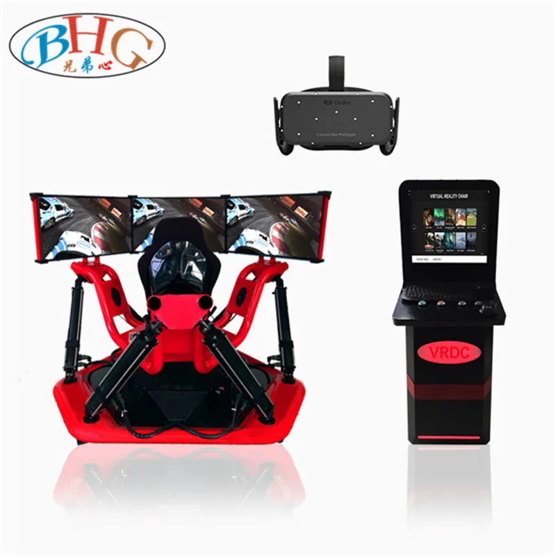 3 screens driving simulator