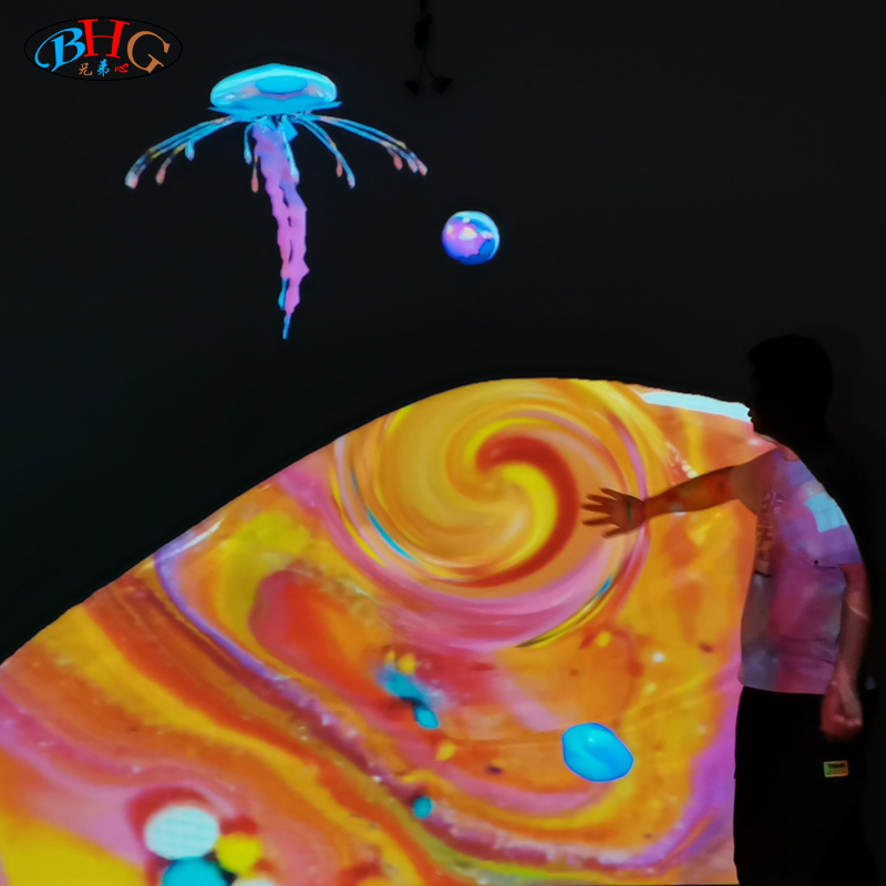 Jellyfish interactive floor projection game