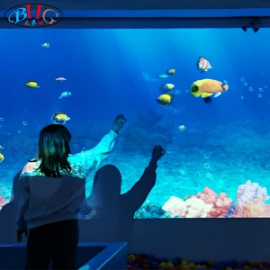 Sea world interactive projection painting
