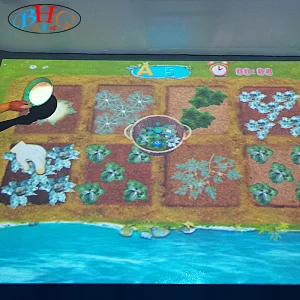 Happy farm interactive floor projection game