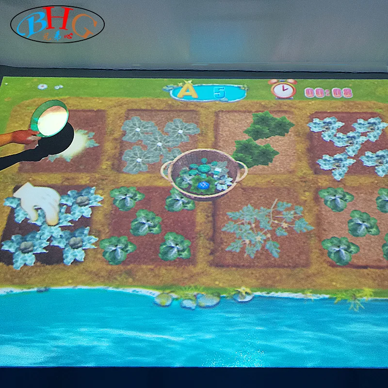 Happy farm interactive floor projection game
