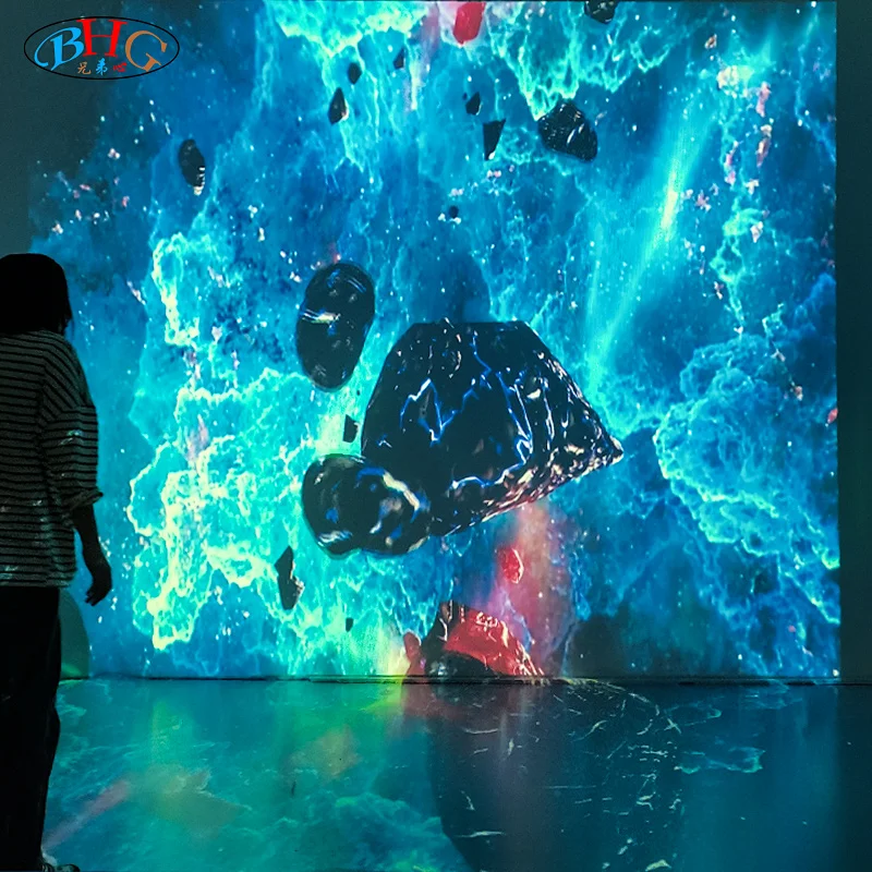 interactive floor projection game