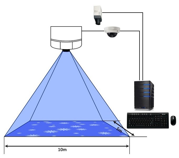 3D效果互动投影游戏