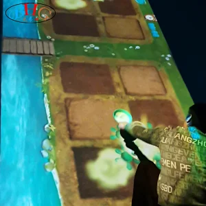 Happy farm interactive floor projection game