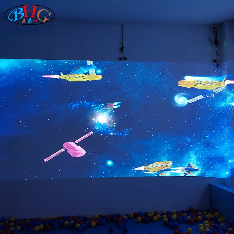spaceship interactive projection