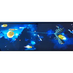 spaceship interactive projection