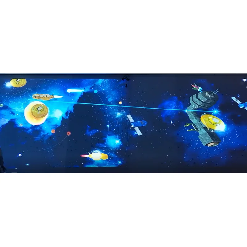 spaceship interactive projection