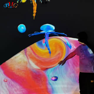 dinosaur surgery Interactive floor projection game