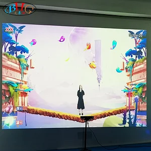 兄弟心科技墙面AR互动3D投影蹦床游戏