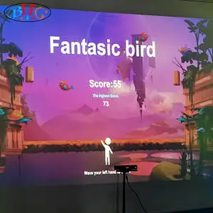 Indoor sports hall ar interactive projection interactive trampoline game