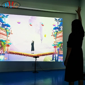 Indoor sports hall ar interactive projection interactive trampoline game