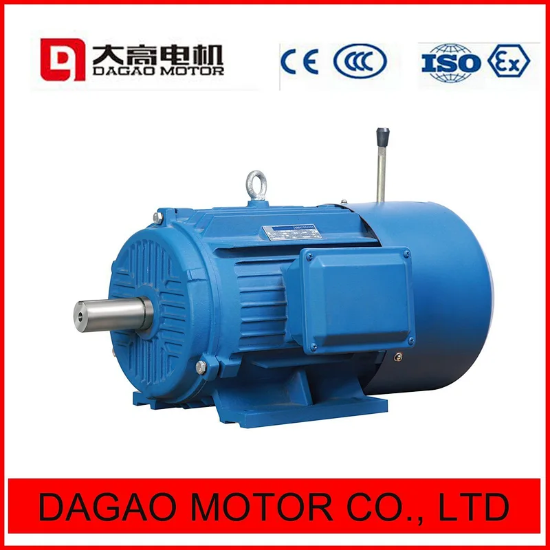 Yej2 IEC Series High Efficiency Squirrel Cage Rotor Speed Control Three Phase AC Electromagnetic Brake Motor