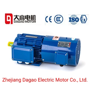 380 50Hz Synchronous Speed 1000r/600min(6poles) YEJ2 Series Electromagnetic Brake Three Phase Asynchronous Motor