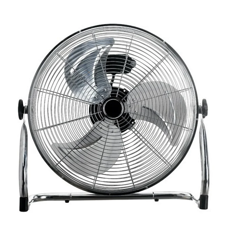 18' High velocity floor industrial Fan 110W Chrome or Black color, 3 Fan Speed  DFC-F18