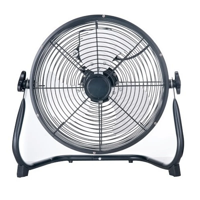 14' High velocity floor industrial Fan 50W Chrome or Black color, 3 Fan Speed  DFC-F14