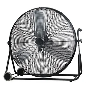 24' High velocity Mobile industrial Fan 160W, 3 Fan Speed, Easy Movement Wheels DFC-F24