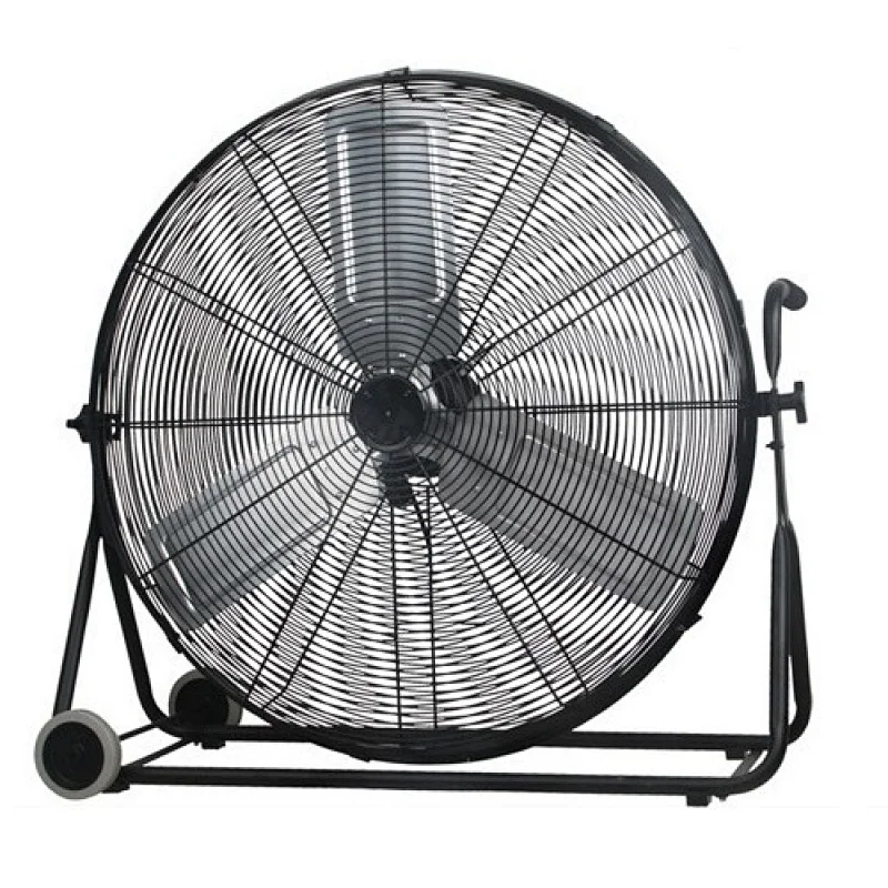 24' High velocity Mobile industrial Fan 160W, 3 Fan Speed, Easy Movement Wheels DFC-F24