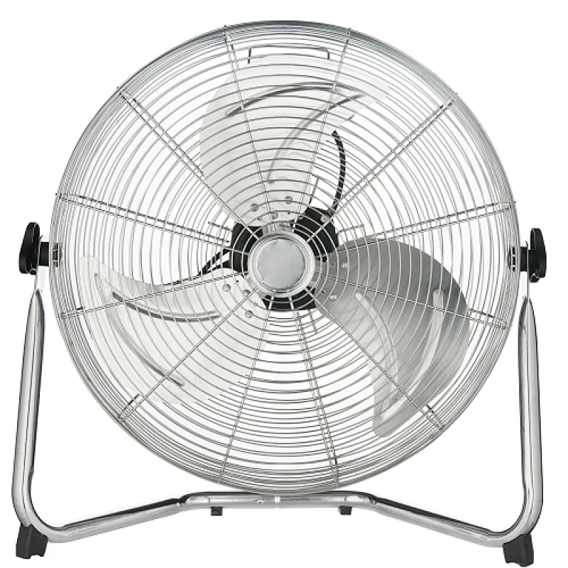 20' High velocity floor industrial Fan 120W Chrome color, 3 Fan Speed  DFC-F20