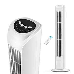 32' Tower Fan 80cm Height Ventilador 45W 3 Fan Model, 3 Speed 7.5hours Timer and Remote TF-35AY