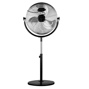 18' High velocity Stand industrial Fan 110W, 3 Fan Speed with Oscillation DFT-B18