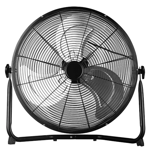 20' High velocity floor industrial Fan 120W Chrome color, 3 Fan Speed  DFC-F20