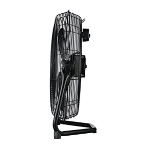 18' High velocity floor industrial Fan 110W Chrome or Black color, 3 Fan Speed  DFC-F18