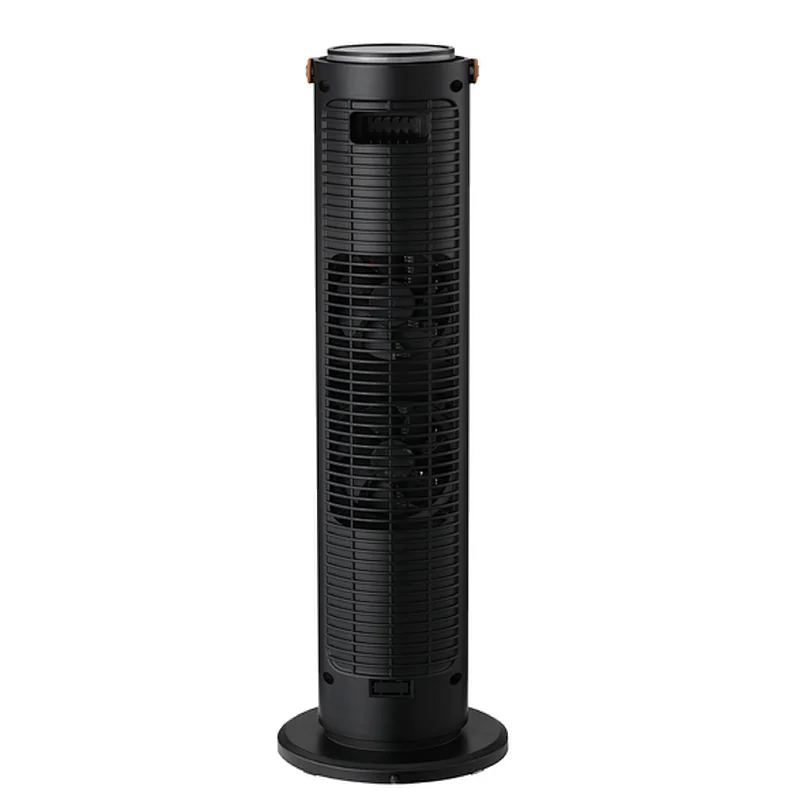2022 New digital Tower Ceramic Fan Heater with remote, atmosphere LED lights, Portable leather handle and timer, PTC-917L