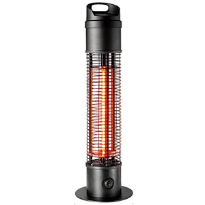 Portable Electric Outdoor Tower Radiant Heater, IP55, 1500W360 degree heating