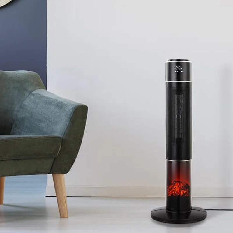 standing fireplace