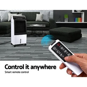 evaporative cooler with remote